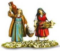 Grupo mujeres hebreas con jarra 10 cm serie italiana